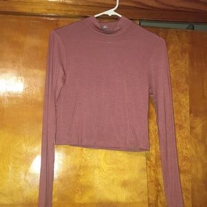 Long sleeve crop top